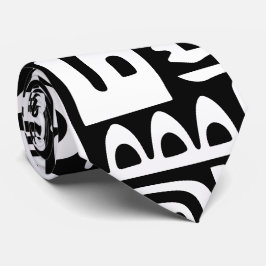 Zwart-wit doodles van 7 stropdas