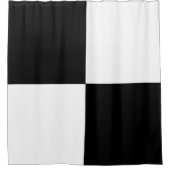 Zwart-wit Douchegordijn (Voorkant)