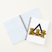 Zwart & Wit Driehoek Design | Powerof3Brand Notitieboek (Binnen)