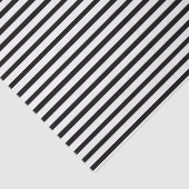 Zwart wit, dun, horizontaal strepe vormig tissuepapier (Detail)