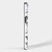 Zwart-wit duogpatroon Case-Mate iPhone case (Achterkant / Rechts)