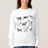 Zwart-wit  duogpatroon trui (Voorkant)