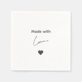 Zwart-wit Edgy Grungy Halloween servetten