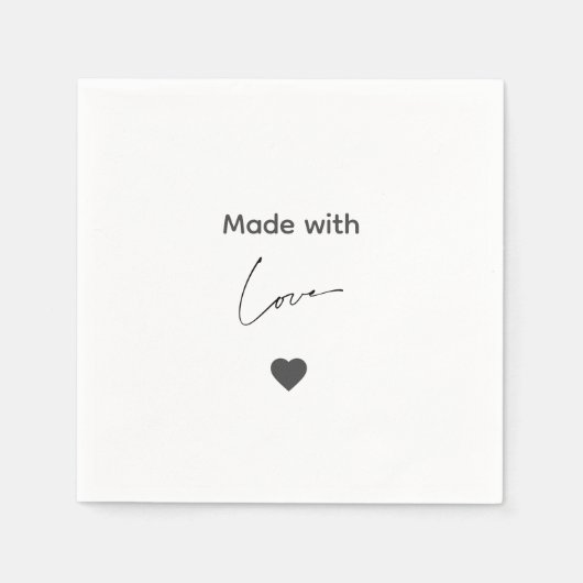 Zwart-wit Edgy Grungy Halloween servetten (Voorkant)