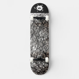 Zwart Wit Edgy Lines Persoonlijk Skateboard