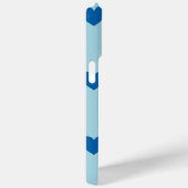 Zwart-wit, eenvoudig hartverwarmingspatroon Case-Mate iPhone case (Achterkant / Rechts)