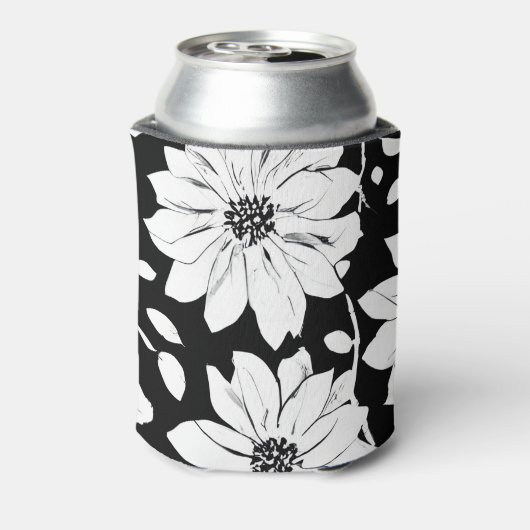 Zwart-wit, eenvoudig ventilator zonder naadloos pa blikjeskoeler (Blikje Achterkant)