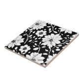 Zwart-wit, eenvoudig ventilator zonder naadloos pa tegeltje (Zijkant)