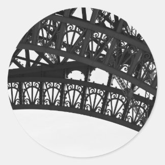 Zwart-wit Eiffeltoren Arch Sticker
