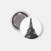 Zwart-wit Eiffeltoren Parijs Europees reizen Magneet (Voorkant / Achterkant)