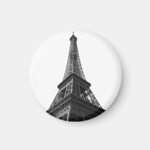 Zwart-wit Eiffeltoren Parijs Europees reizen Magneet