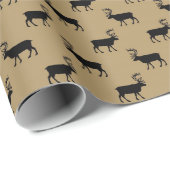 zwart-wit elastisch verpakkingspapier voor het lan cadeaupapier (Rol Hoek)