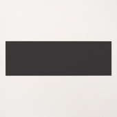 Zwart-wit Elegant Chic Botanical Tropical Branch Yogamat (Achterkant (horizontaal))