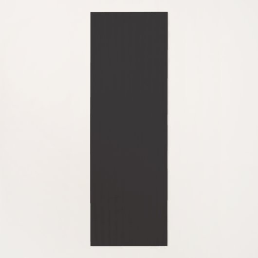 Zwart-wit Elegant Chic Botanical Tropical Branch Yogamat (Achterkant)