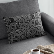 Zwart & Wit Elegant Damask Bloemenpatroon
