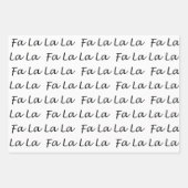 Zwart-wit elegant modern kerstfeest inpakpapier vel (Voorkant)