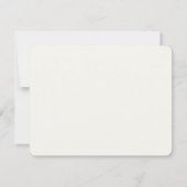 Zwart-wit elegant trouwantwoord (Achterkant)