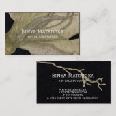 Zwart-wit, elegant Visitekaartje (Voorkant / Achterkant)