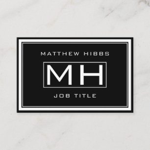 Zwart & Wit Elegant Visitekaartje