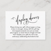 Zwart-wit elegant Vrijgezellenfeest Label Informatiekaartje (Voorkant)