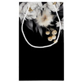 Zwart-wit elegante boho bruiloft gunst klein cadeauzakje (Achterkant)