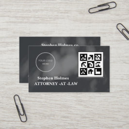 Zwart-wit elegante logo minimalist visitekaartje