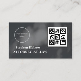 Zwart-wit elegante logo minimalist visitekaartje