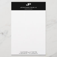 Zwart Wit Elegante Sjabloon Gepersonaliseerd Moder