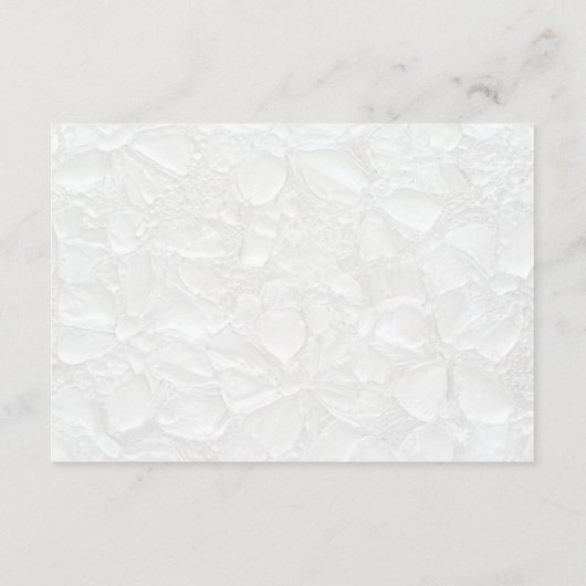 Zwart-wit Elegante Trouwdetails Informatiekaartje (Achterkant)