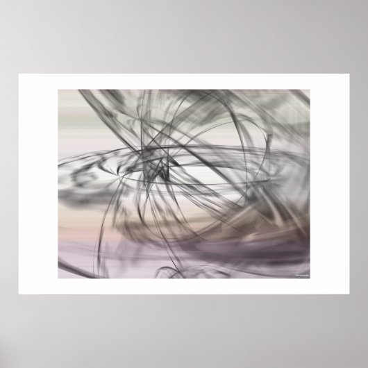 Zwart, wit en blauw poster (Voorkant)