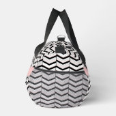 Zwart Wit en Blush Chevron Plunjezak (Rechts)