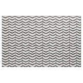Zwart Wit en Blush Chevron Stof (Fat Quarter)