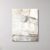 Zwart wit en Bronze Canvas Afdruk (Voorkant)