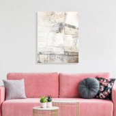 Zwart wit en Bronze Canvas Afdruk (Insitu (Woonkamer))