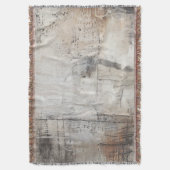 Zwart wit en Bronze Deken (Voorkant Verticaal)