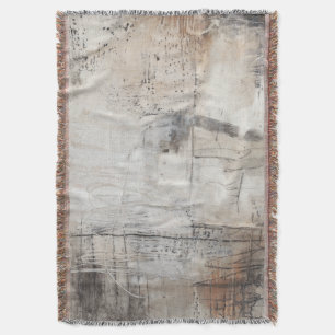 Zwart wit en Bronze Deken