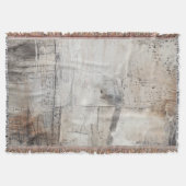 Zwart wit en Bronze Deken (Voorkant)