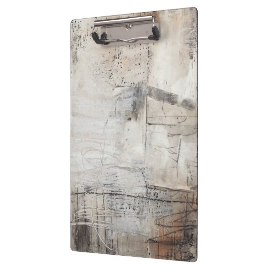 Zwart wit en Bronze Klembord (Links)