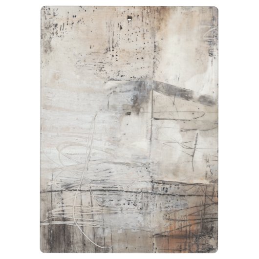 Zwart wit en Bronze Klembord (Achterkant)