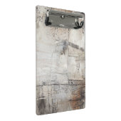 Zwart wit en Bronze Mini Klembord (Schuin)