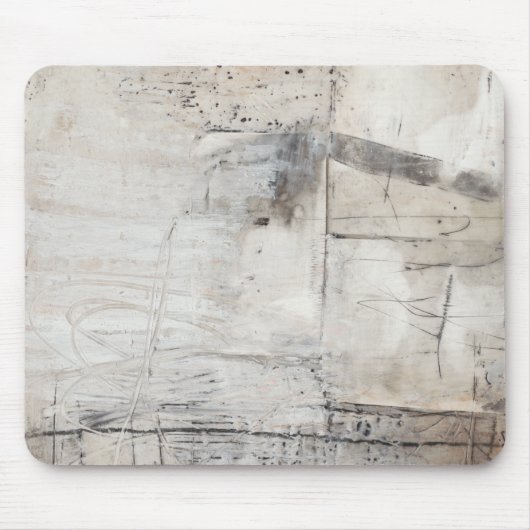 Zwart wit en Bronze Muismat (Voorkant)