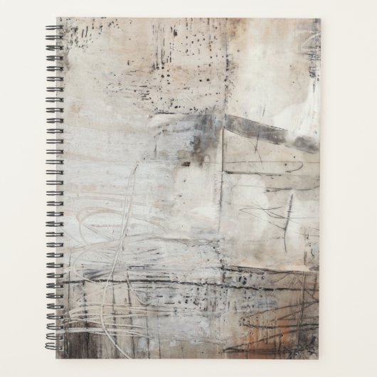 Zwart wit en Bronze Planner (Voorkant)