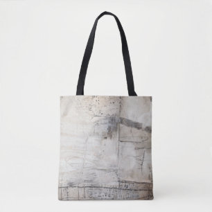 Zwart wit en Bronze Tote Bag