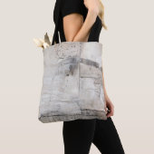 Zwart wit en Bronze Tote Bag (Dichtbij)