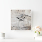 Zwart wit en Bronze Vierkante Klok (Huis)