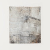 Zwart wit en Bronze Wandkleed (Voorkant)