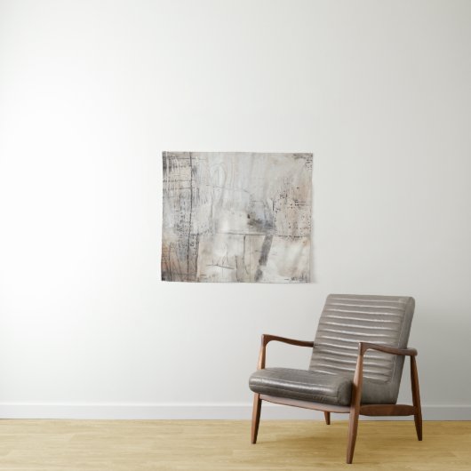 Zwart wit en Bronze Wandkleed (In Situ (horizontaal))