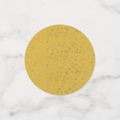 Zwart wit en goud esthetisch confetti (Kleine voorkant)