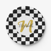 Zwart wit en goud esthetisch