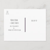 Zwart Wit en Goud Modern Bloemendesign Opslagberic Aankondigingskaart (Achterkant)